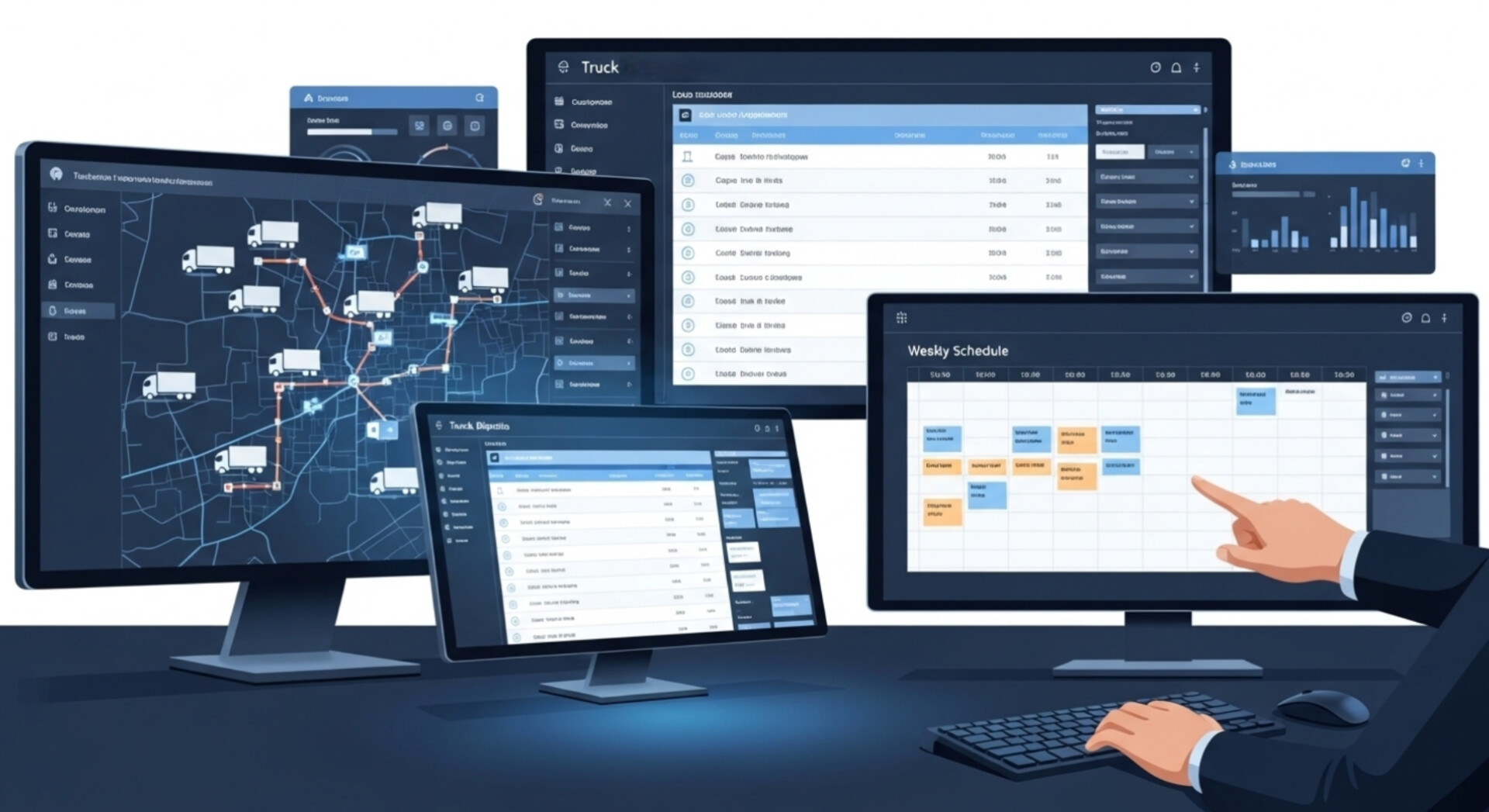 Computing Operation And Dispatch Eagle31TMS - The Intelligent Operating System for Transportation Companies